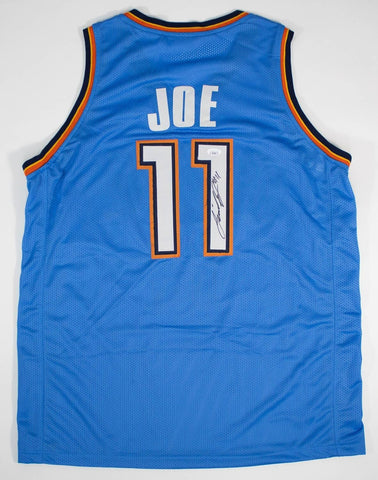 Isaiah Joe Signed Oklahoma City Thunder Jersey (JSA) 2020 NBA Draft Pk -Arkansas