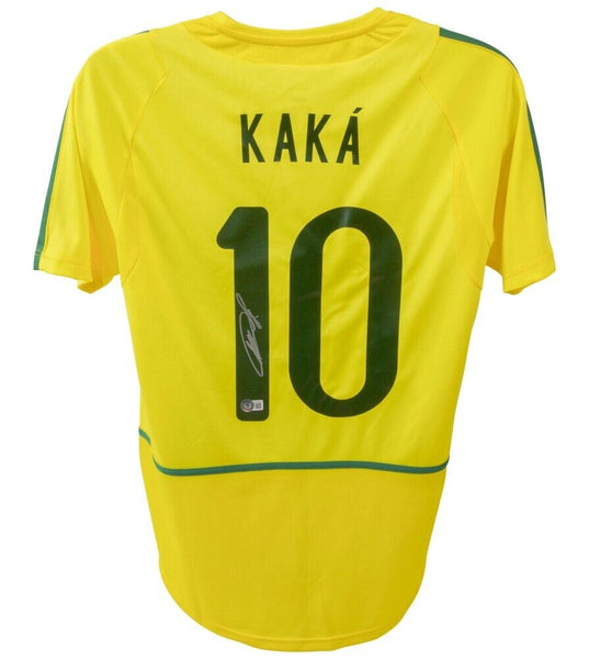 Ricardo Kaka Signed Team Brazil Jersey (Beckett) Attacking Midfielder 2002/ 2016