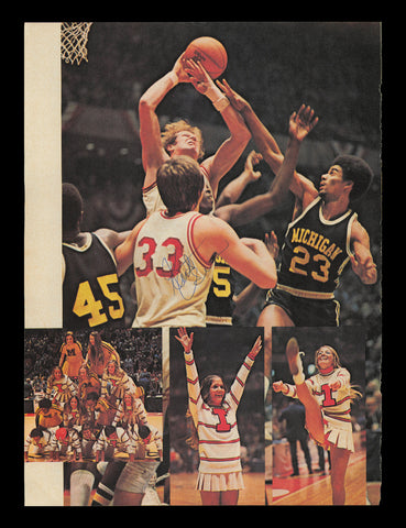 Kent Benson Autographed Signed 8x11 Magazine Photo Indiana SKU #238042