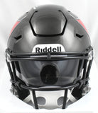 Mike Alstott Autographed Buccaneers Mid-Size SpeedFlex Helmet - Beckett W Holo