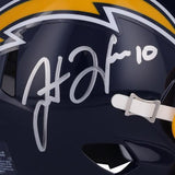 Autographed Justin Herbert Los Angeles Chargers Mini Helmet Item#12972893 COA