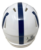 Edgerrin James Signed Indianapolis Colts Mini Speed Helmet BAS