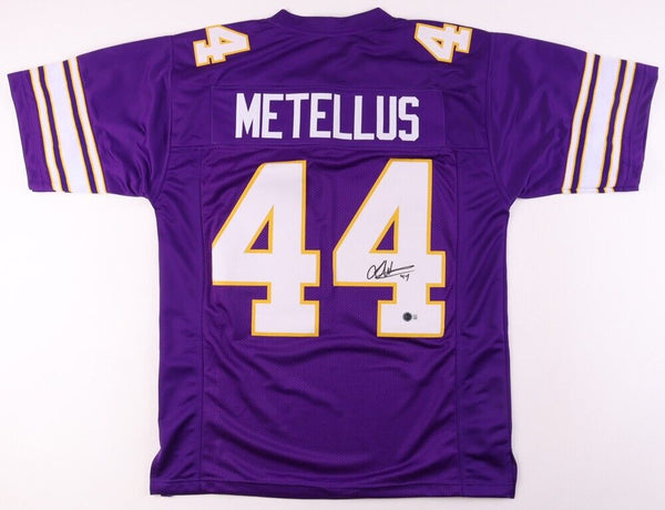 Josh Metellus Signed Minnesota Vikings Jersey (Beckett) 2020 Draft Pick / Safety