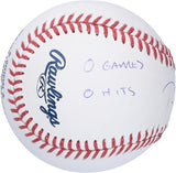 Tom Brady Montreal Expos Autographed Baseball with "0 Games, 0 Item#13272381