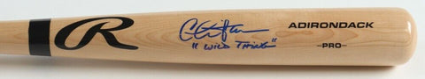 Charlie Sheen Signed Rawlings Bat Inscribed "Wild Thing" (Beckett) Major League