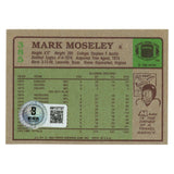 Mark Moseley Autographed Washington Redskins Trading Card Beckett Witness 54733