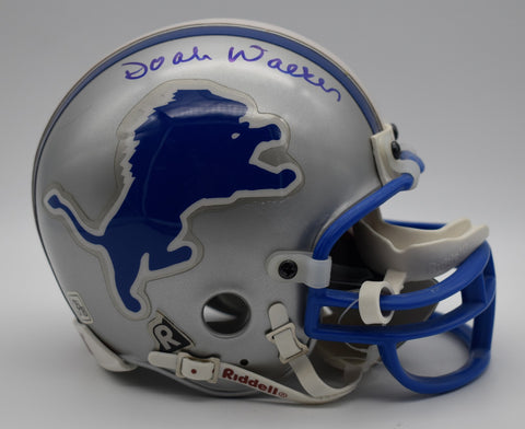 Doak Walker HOF Detroit Lions Signed/Autographed Mini Football Helmet JSA 212273