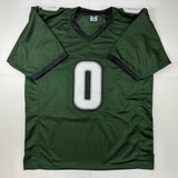 Autographed/Signed D'Andre Swift Philadelphia Green Football Jersey JSA COA