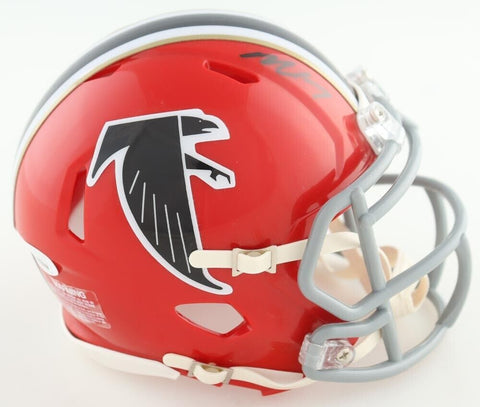 Michael Vick Signed Atlanta Falcons Speed Mini Helmet (JSA COA) 4xPro Bowl Q.B.
