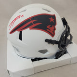 JA'LYNN POLK SIGNED NEW ENGLAND PATRIOTS LUNAR ECLIPSE SPEED MINI HELMET BECKETT