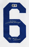 Steve Garvey Signed Los Angeles Dodgers Jersey Inscribed "74 NL MVP" (Beckett)