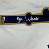 Signed ZION WILLIAMSON Pelicans White Nike Jersey Fanatics COA Auto
