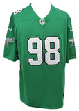 Jalen Carter Signed Kelly-Green Nike On Field Football Jersey Eagles BAS 194513