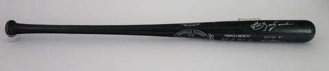 Ted Williams and Carl Yastrzemski Autographed Triple Crown Baseball Bat PSA/DNA