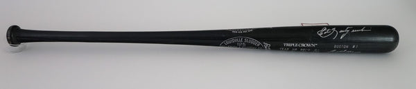 Ted Williams and Carl Yastrzemski Autographed Triple Crown Baseball Bat PSA/DNA