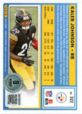Kaleb Johnson Autographed 2025 Donruss Green Press Proof #322 Card Beckett 56989