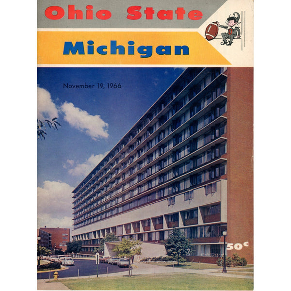 Ohio State Buckeyes vs Michigan Wolverines 11/19/1966 Gameday Magazine 59310