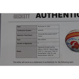 Selmon Sapp Lynch Brooks Barber Tampa Bay Buccaneers Mini Helmet Beckett 51002