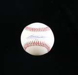 Vladimir Guerrero Signed Baseball w/ Wooden Display Case (JSA COA) 2004 MVP