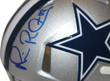Michael Irvin Autographed Dallas Cowboys Speed Mini Helmet Beckett 38885