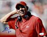 Herm Edwards Kansas City Chiefs Signed/Autographed 8x10 Photo JSA 161408