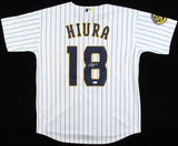 Keston Hiura Signed Brewers Nike Jersey (JSA COA) Milwaukee's 2017 1st Round Pck