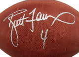 Brett Favre HOF Green Bay Packers Signed NFL Leather Game Football UDA 212535