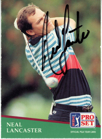 Neal Lancaster Autographed 1991 Pro Set #85 Trading Card Beckett 44867