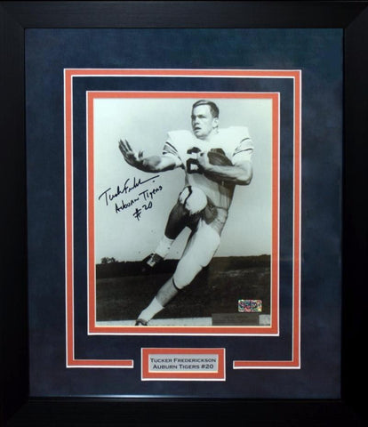 TUCKER FREDERICKSON AUTOGRAPHED AUBURN TIGERS 8x10 FRAMED PHOTO COA