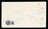 Bulls John Salley "22" Bulls Authentic Signed 3x5 Index Card BAS #BV00135