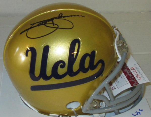 UCLA Bruins JIMMY JOHNSON Signed Mini Helmet AUTO - NFL HOF '94 - JSA!!