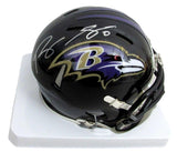 Roquan Smith Autographed Speed Mini Helmet Ravens Beckett 180359