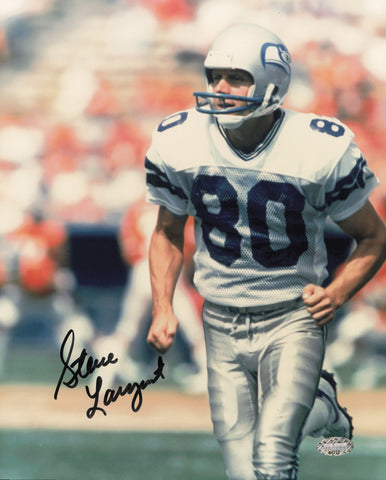 Steve Largent Autographed Signed 8x10 Photo Seattle Seahawks MCS Holo #63277