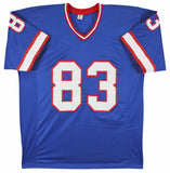 Andre Reed "HOF 14" Authentic Signed Blue Pro Style Jersey BAS Witnessed