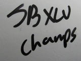 John Kuhn Signed/Inscribed "SB XLV Champs" Packers Logo Football JSA 156760