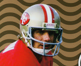 Joe Montana Signed San Francisco 49ers 35x43 Custom Framed Jersey (JSA Holo) Q.B