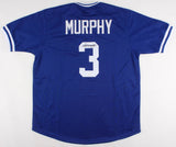 Dale Murphy Signed Atlanta Braves Dk Blue Jersey (JSA COA) 2xNL MVP (1982 ,1983)