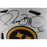 Jerome Bettis Autographed Pittsburgh Steelers Pro Lunar Helmet Beckett 49190