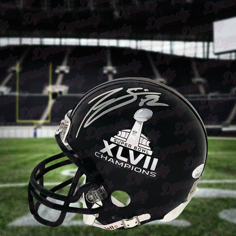 Torrey Smith Baltimore Ravens Autographed Signed Super Bowl Mini-Helmet JSA COA