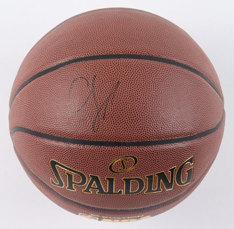 Chris Paul Signed Spalding NBA Basketball (PSA) Pelicans, Rockets, Suns Warriors