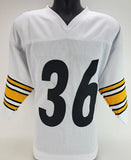 Jerome Bettis Signed Pittsburgh Steelers Jersey (Beckett) Super Bowl XL Champ RB