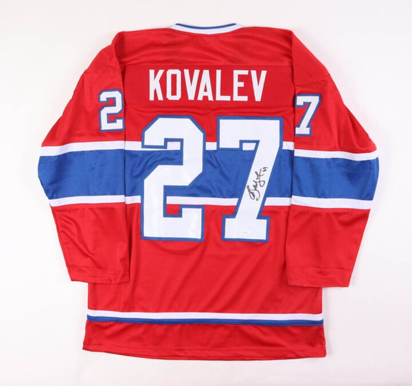 Alexei Kovalev Signed Montreal Canadiens Jersey (JSA) All Star Right Winger