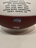 Mike Shanahan Denver Broncos Autographed/Inscribed White Panel Football
