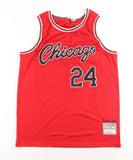 Reggie Theus Signed Chicago Bulls Jersey (JSA COA) 2xNBA All Star 1981 & 1983