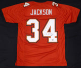 Buccaneers Dexter Jackson Autographed Red Jersey S.B. XXXVII MVP Beckett BN14840