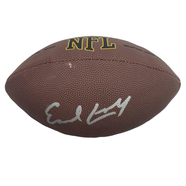 Autographed/Signed Earl Campbell Houston Oilers Full Size Brown Football JSA COA