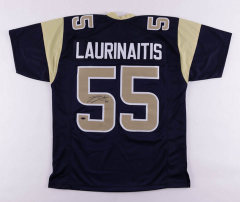 James Laurinaitis Signed St. Louis Rams Jersey (Playball Ink) Ex Ohio State LB