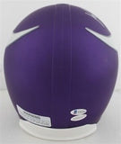 Kyle Rudolph Signed Full Size Minnesota Vikings Helmet Beckett COA-2xPro Bowl TE