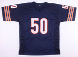 Mike Singletary Signed Chicago Bears Highlight Stat Jersey Inscribed HOF 98 JSA