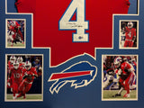 FRAMED BUFFALO BILLS JAMES COOK AUTOGRAPHED SIGNED JERSEY BECKETT HOLO